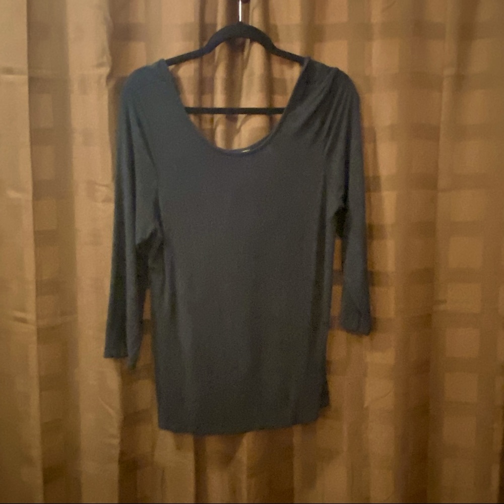 Anthropologie Dolan Black Knit Blouse XL